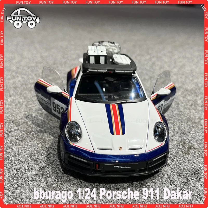 

Bburago Porsche 911 Dakar Car Model Porsche Alloy Diecast Model Car 1/24 Scale Supercar Car Toys Collection Porsche Car Toy Gift