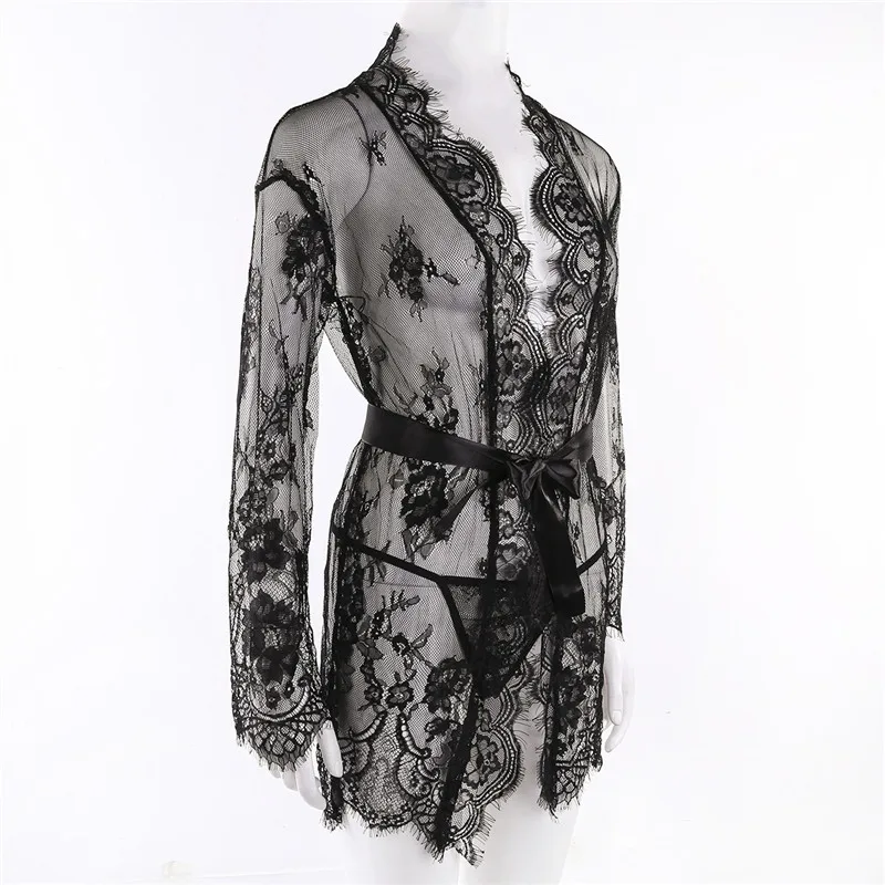 Sexy Women's Lace Night Dress Sleepwear