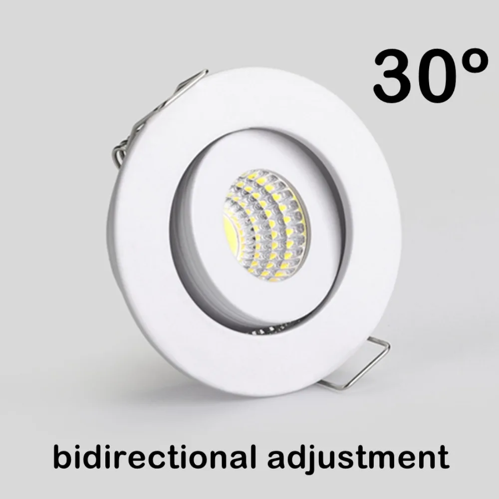 10 Pcs Aluminium led mini down light 5W spot light recessed lights DC12V ceiling light 3000K/4000K/6000K Opening: 45mm-50mm 2