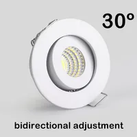 10 Pcs Aluminium led mini down light 5W spot light recessed lights DC12V ceiling light 3000K/4000K/6000K Opening: 45mm-50mm 2