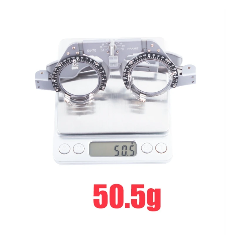 

Optical Trial Lens Frame Eye Optometry Optician PD Adjustable 54-70mm Glasses Optometry Equipment for TITANIUM