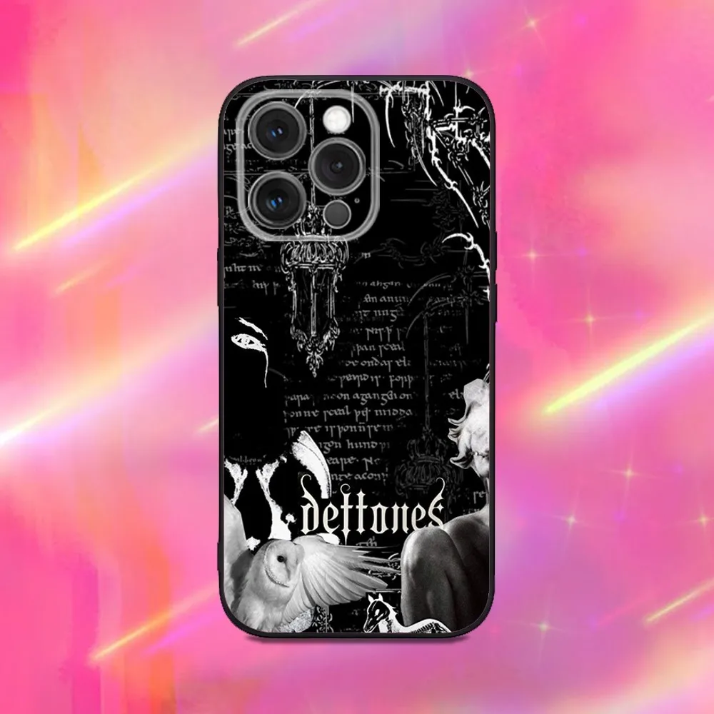 Deftones Rock Band Soft Silicone Black Phone Case