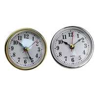Round Clock Insert Arabic Numeral  Movement Bedside Antique Watch Desk Decoration DIY Parts 65mm Diameter 1