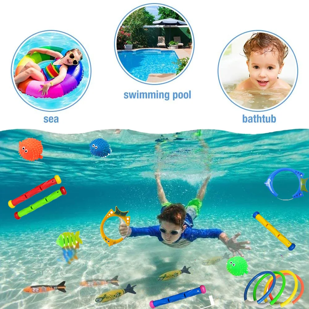 Children Diving Toys Swimming Octopus Pool Funny Octopus Diving Game Play Water Toys Underwater Training Fun Bath Toys For Kids 6