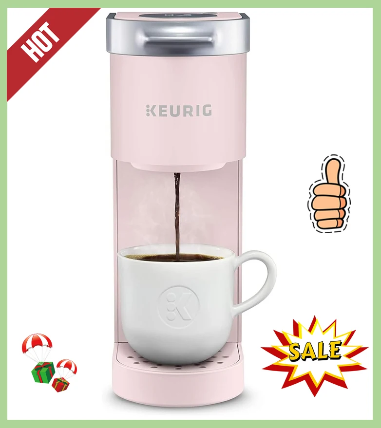 

Keurig K-Mini Single Serve K-Cup Pod Coffee Maker, Dusty Rose, 6 to 12 oz. Brew Sizes