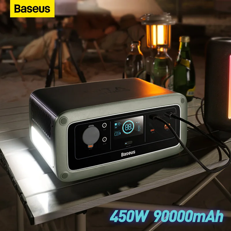 Baseus IOTA 450W Portable Power Station 90000mAh PD Fast Charging Power