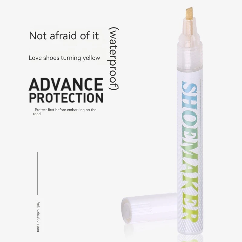 Shoes Stains Removal Waterproof Sneakers Anti-Oxidation Pen Repair Complementary Color White Go Yellow Shoe Whitening Cleaning Shoe Whitening Pen