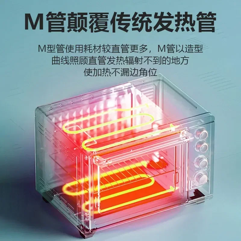 فرن كهربائي ذو سعة كبيرة تجاري منزلي - الصورة 4