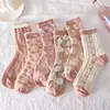 2025 New Pregnant Women's 3D Socks Maternity Winter Trendy Korean Long Socks Maternity Cute Cold Proof Breathable Socks LH078 5