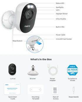 Reolink Lumus 4MP WiFi Outdoor Camera with Spotlight 2.4/5GHz Dual-Band WiFi Motion Detection 2-Way Audio Surveillance Cameras 6