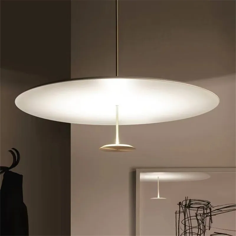 Lampada A Sospensione Lumina Dot Postmodern Black And Gold Light Retro Ufo Light Kitchen Hanglamp Creative Indoor Coffee Shop Lights