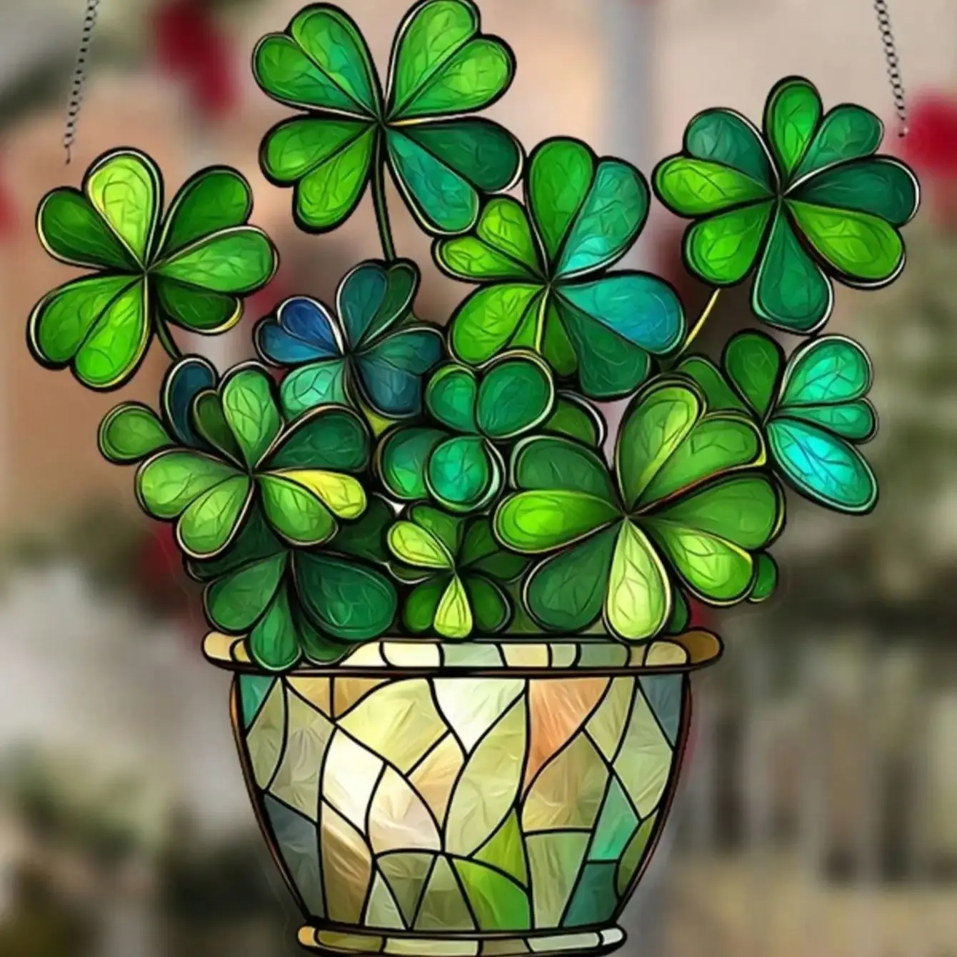 Lucky Clover Sun Catcher 3