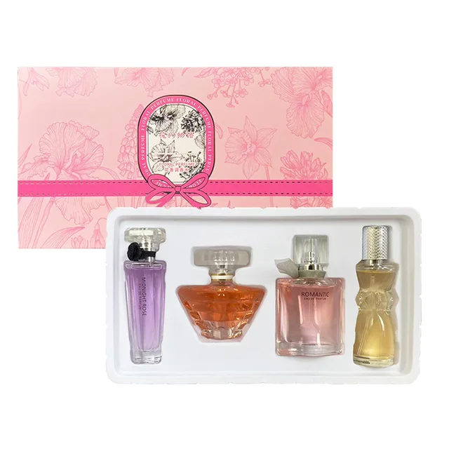 Women's Perfume Set Floral Fragrance Long Lasting Eau de Parfum for Women Luxury Gift Box for Her Birthday Valentine's Day Gift