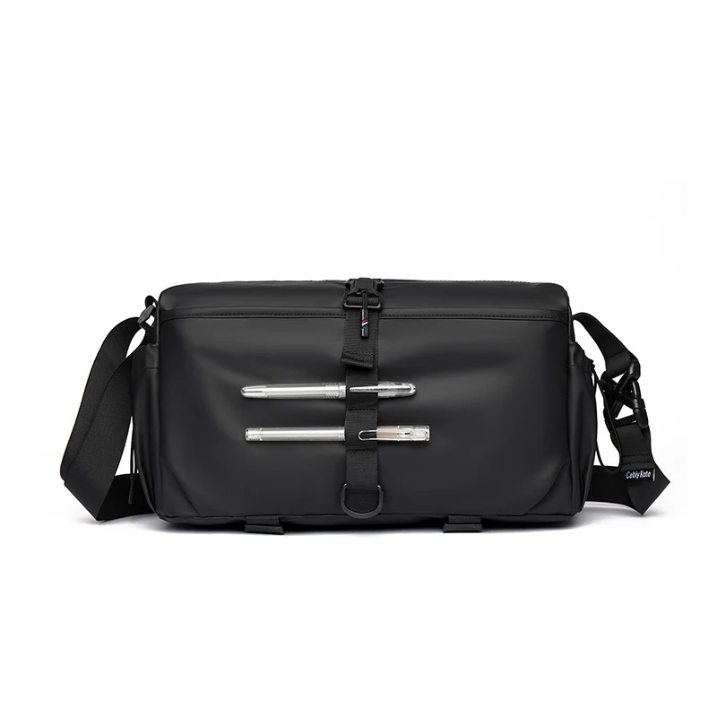 Men's Crossbody/Single Shoulder Bag, Adjustable Straps - Durable, Smooth Texture, Sturdy Structure, Ideal for Business Professio