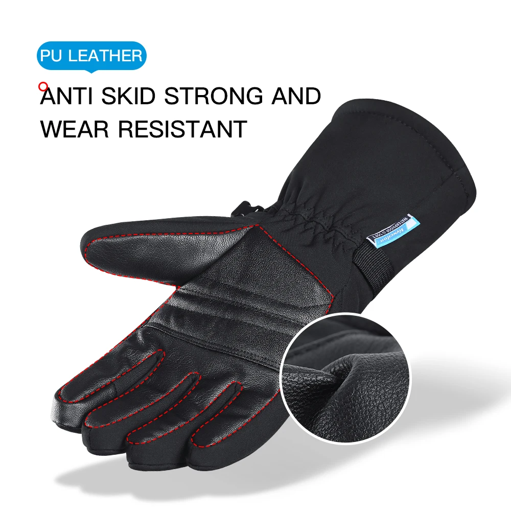 Ski Gloves Touch Screen Snowboard Gloves Snowmobile Motorcycle Riding Winter Gloves Windproof Unisex Skiing Gloves 5
