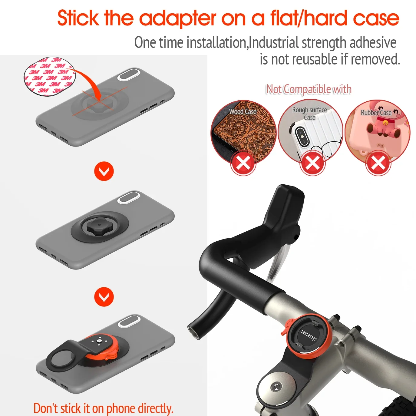 Mountain Bike Stem Phone Holder For Xiaomi iPhone
