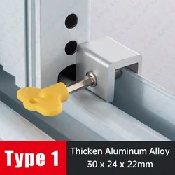 KAK Adjustable Safety Window and Door Lock for Child and Pet Security (Type 1)
