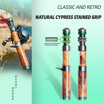 FISHINGFANS 3-Section Ultralight Carbon Rod – Spinning & Casting Travel Rod for Trout & Pike 1