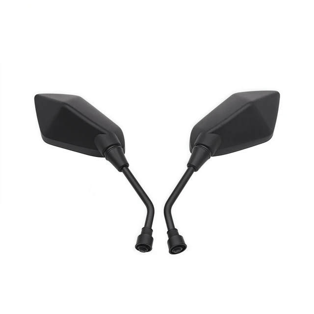 2Pcs/Pair 10mm Motorcycle Mirror Scooter E-Bike Rearview Mirrors Electromobile Back Side Convex Mirror