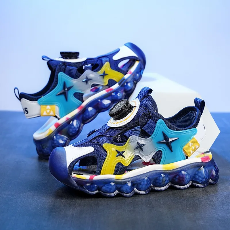

Boys' sandals summer new children's casual sports sandals for large children and girls non-slip, comfortable and versatile beach