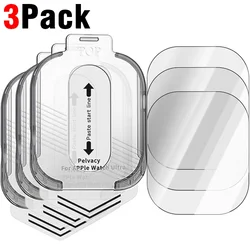 Enhanced Tempered Glass Screen Protector for Apple Watch - Easy Installation (3 Pack)