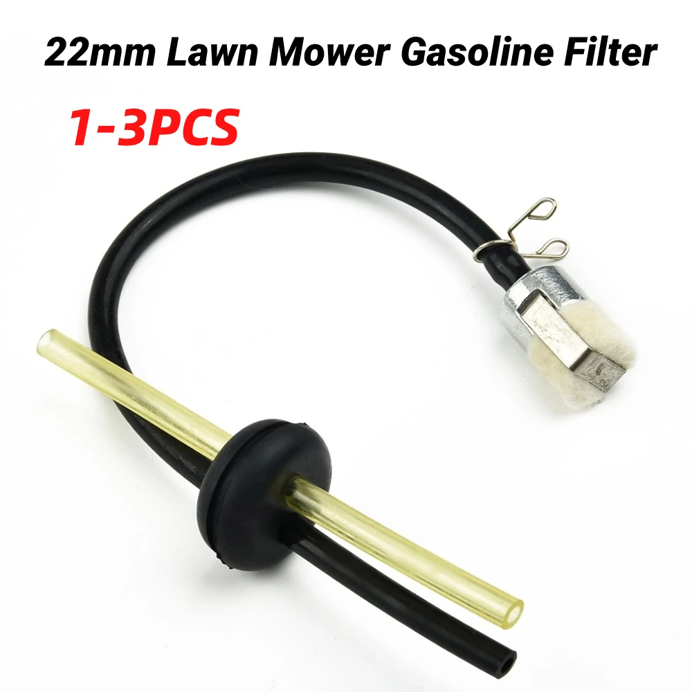 

1-3PCS 22mm Lawn Mower Gasoline Filter Replacement Fuel Hose Pipe Kit For Trimmers Garden Power Equipment Accessories