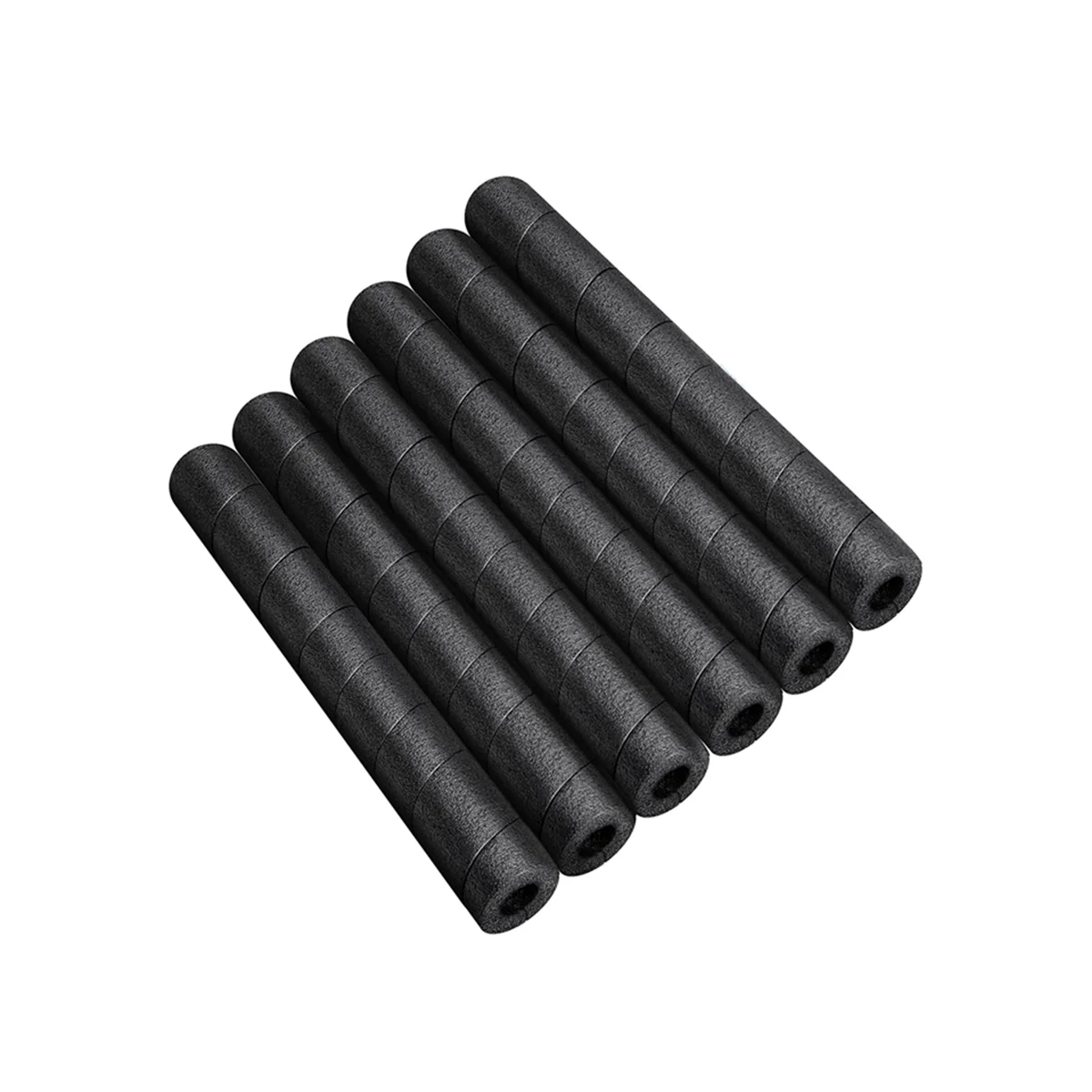 

6 Pcs Pipe Insulation Foam Tube -Foam Pipe Covers -Soft Foam Tubing Insulation Wrap Spiral Basement Pole Cover Protector