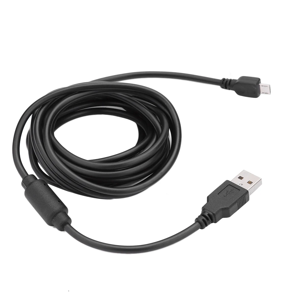 플레이스테이션 4용 3m/9.8ft USB 충전 케이블 와이어(자석 링 포함)