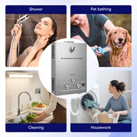 Chauffe-eau au gaz de pétrole liquéfié (GPL) SIHAO 6L 8L 10L 12L 16L 18L, chauffe-eau au propane butane 8 8
