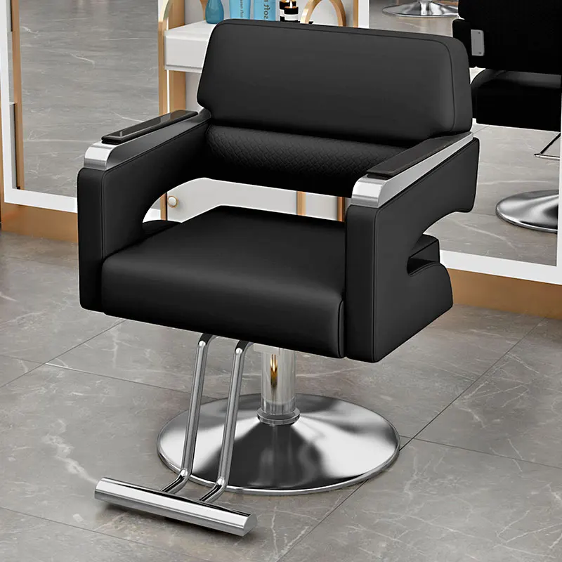 Hydraulic Facial Swivel Chair Salon Hairdressing Adjustable Makeup Chair Styling Tattoo Men Cadeira De Manicure Beauty Furniture