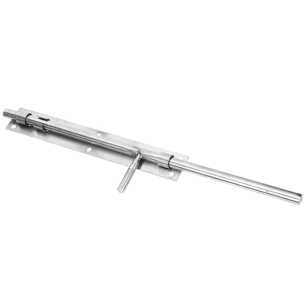 Thickened Stainless Steel Floor Latch Door Extended Wooden Welded Iron Surface Sliding Barn Lock Slide Bolt Hardware Gate Shed door latch