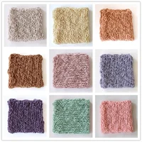 Newborn Photography Props Blanket Background Crochet Baby Photo Shoot Basket Accessories Photography Studio 2