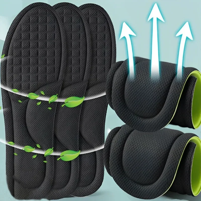 Shoe Insoles Orthopedic Insoles 1-3Pairs Memory Foam Insoles For Shoes Men Women Deodorant Absorb-Sweat Massage