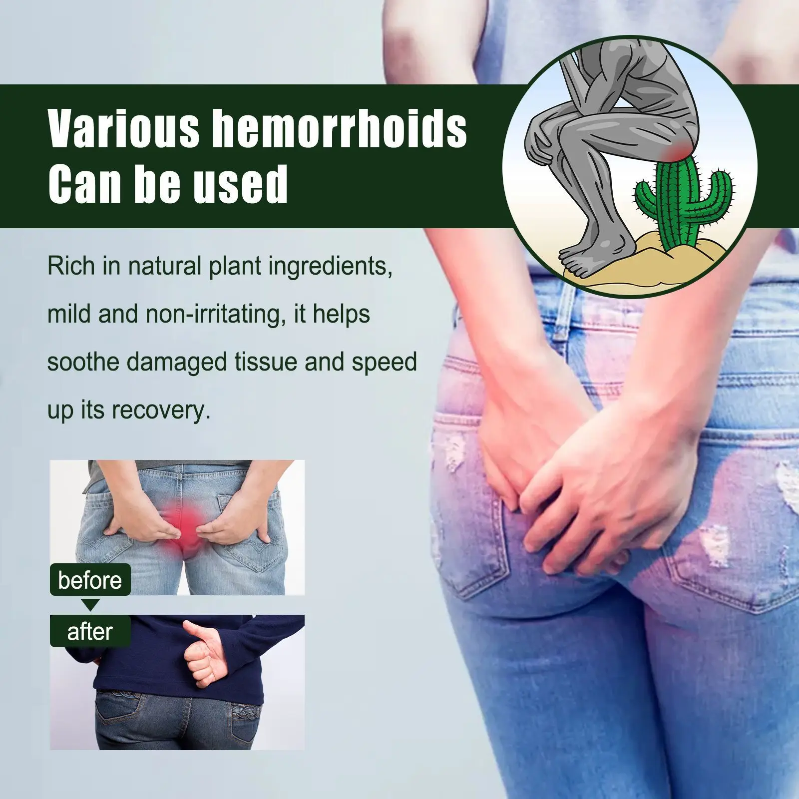 Hemorrhoids Removal Medicine Cream Anus Sterilize Piles Pain Relief Internal External Hemorrhoid Treatment Anal Fissure Spray