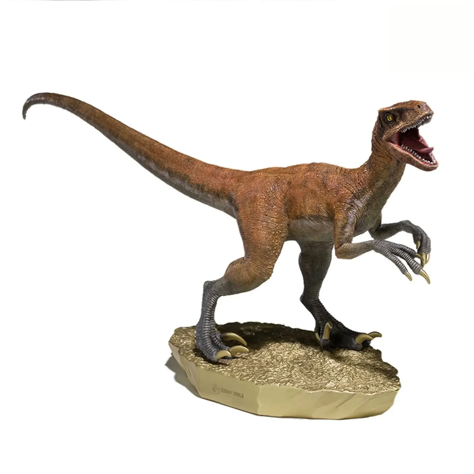 

TONGSHIFU 1/8 модель атроцираптора, латунная статуя динозавра Dromaeosauridae, животное GK, декор стола, реквизит для фотосъемки, реалистичный подарок