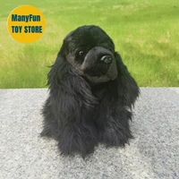 English Cocker Spaniel High Fidelity Anime Cute Plushie Dog Plush Toys Lifelike Animals Simulation Stuffed Doll Kawai Toy Gifts 1