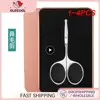 1~4PCS Professional Nail Scissor Manicure for Nails Eyebrow Nose Eyelash Cuticle Scissors Curved Pedicure Makeup Tools 1