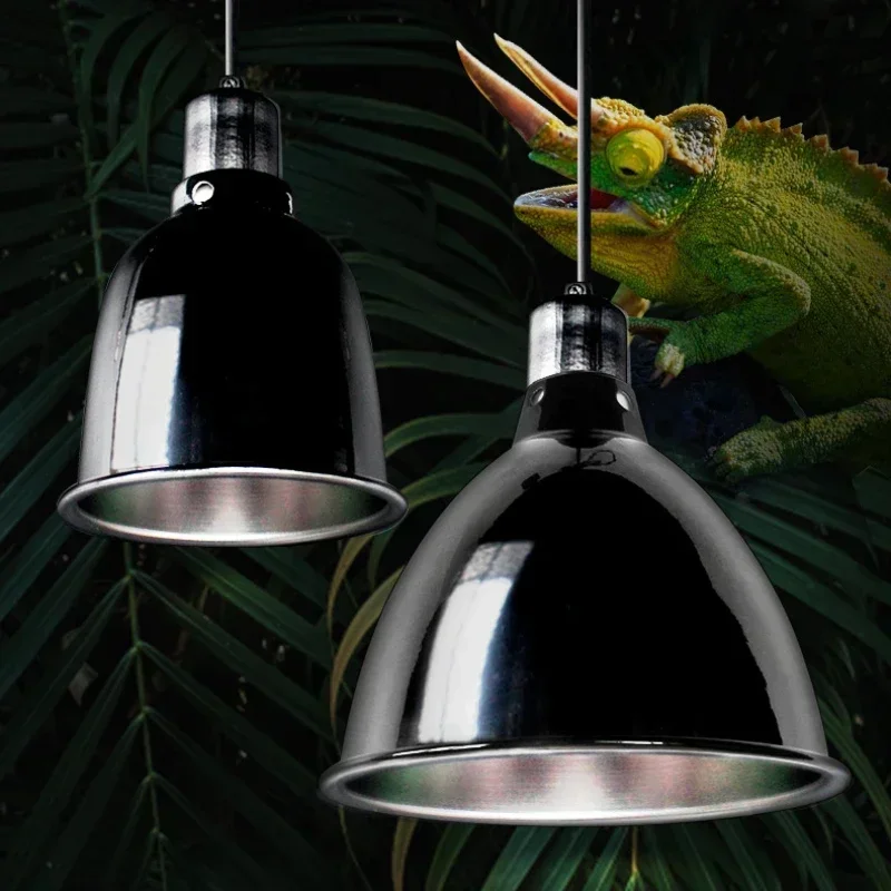 Reptile 5.5/8.5Inch Deep Dome Lampshade Snakes Lizards Geckos Terrariums Anti-scald Reptile Protective Shade Light Fixture