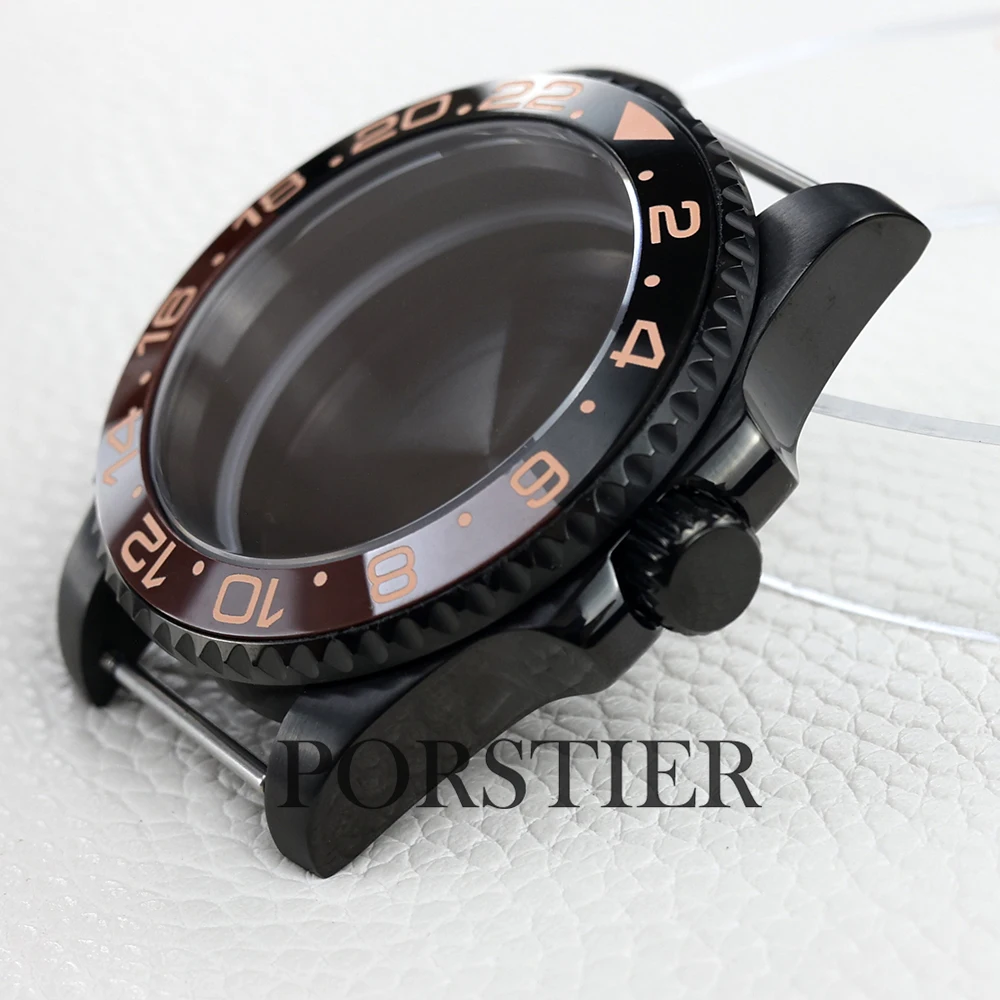 40mm NH35 Watch Case Black PVD