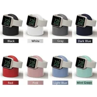 Support de chargeur pour Apple Watch série 10 9/8/7/6/SE/5/4/3 Ultra 2 49mm/45mm/44mm/42mm/41mm/40mm/38mm, accessoires iwatch en Silicone 6