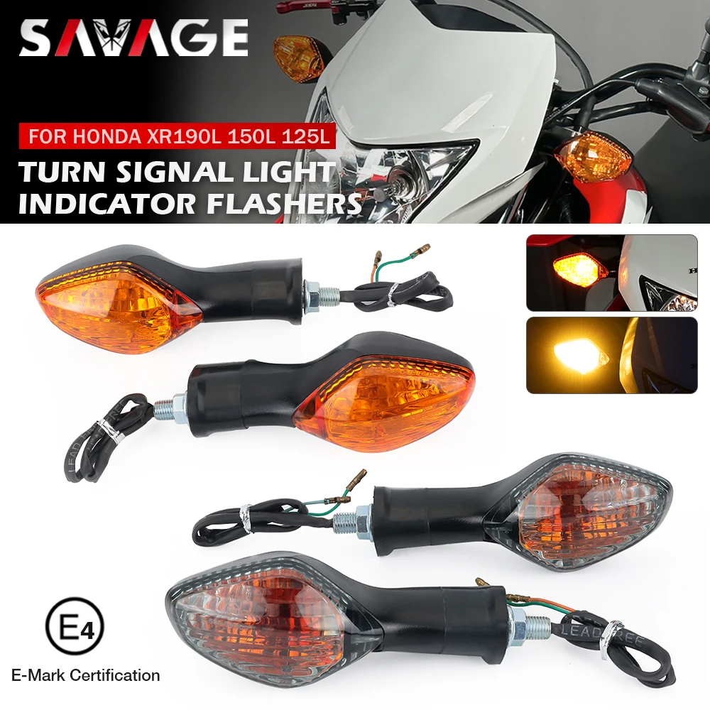 

Turn Signal Light Indicator For HONDA XR190L XR150L XR125L XR 190L 150L 125L 2014-2024 Motorcycle Accessories Front Flasher Lamp