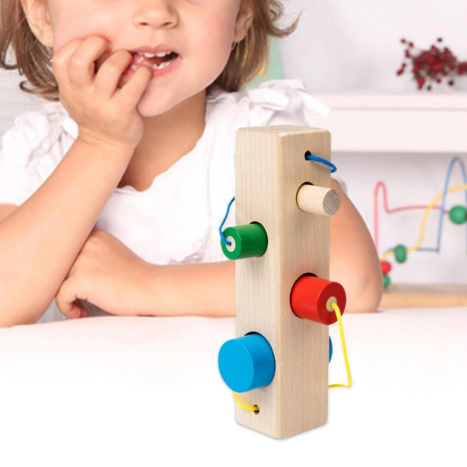 

Toddlers Shape Sorter Toys Montessori Montessori Shape Blocks for Game Imagination Creativity Activity Sensory Exploration