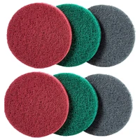 6pcs 5-inch Electric Drill Brush Head Cleaning Cloth Household Tools Floor Tile Polishing Kitchen Bathroom Car Wash And Descal 1