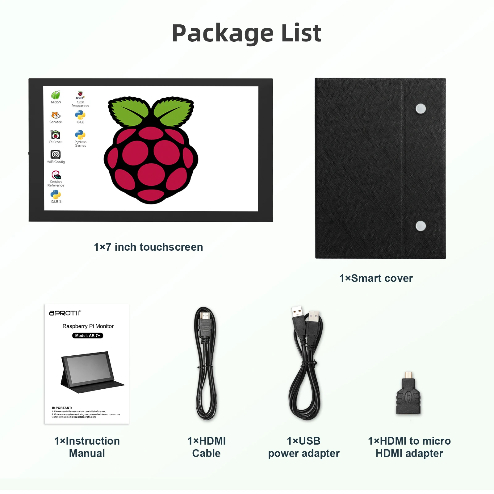 Miktver 7 ġ HD 1024x600 Ŀִ 뷮  ġ ũ USB-C  HDMI Ʈ Xbox ġ Ʈ  ܺ  