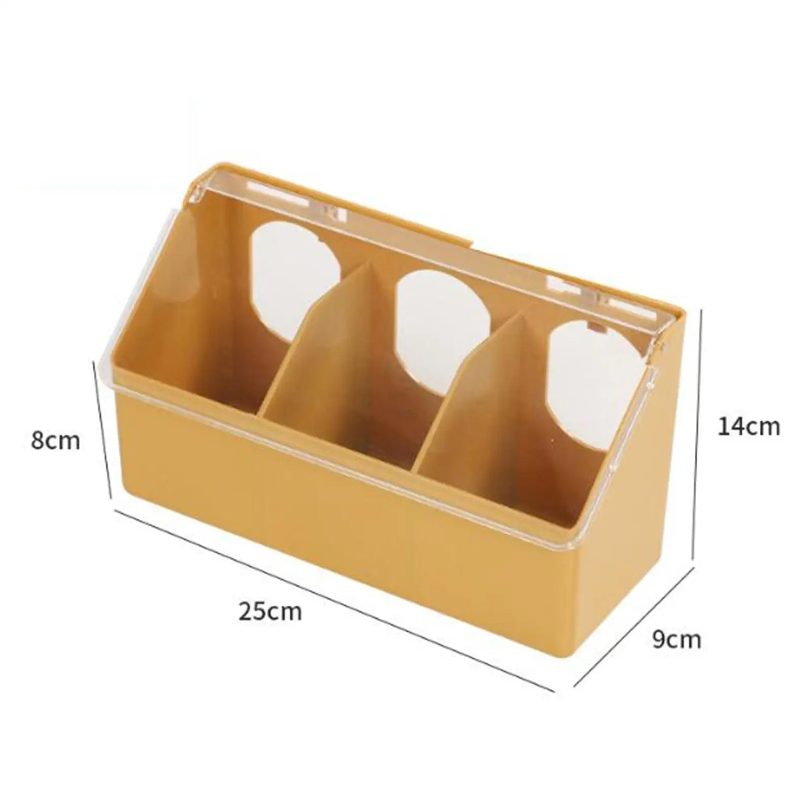 Pigeon Feeder Three Hole Hanging Cage Box for Bird Cage Breeding Pairing Parakeet