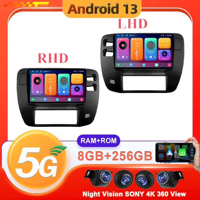 

Автомобильный DVD-плеер для Nissan патруль 1997-2005 Android 13 Авто Радио Видео мультимедийный Bluetooth-плеер GPS-навигация № 2din головное устройство HDR