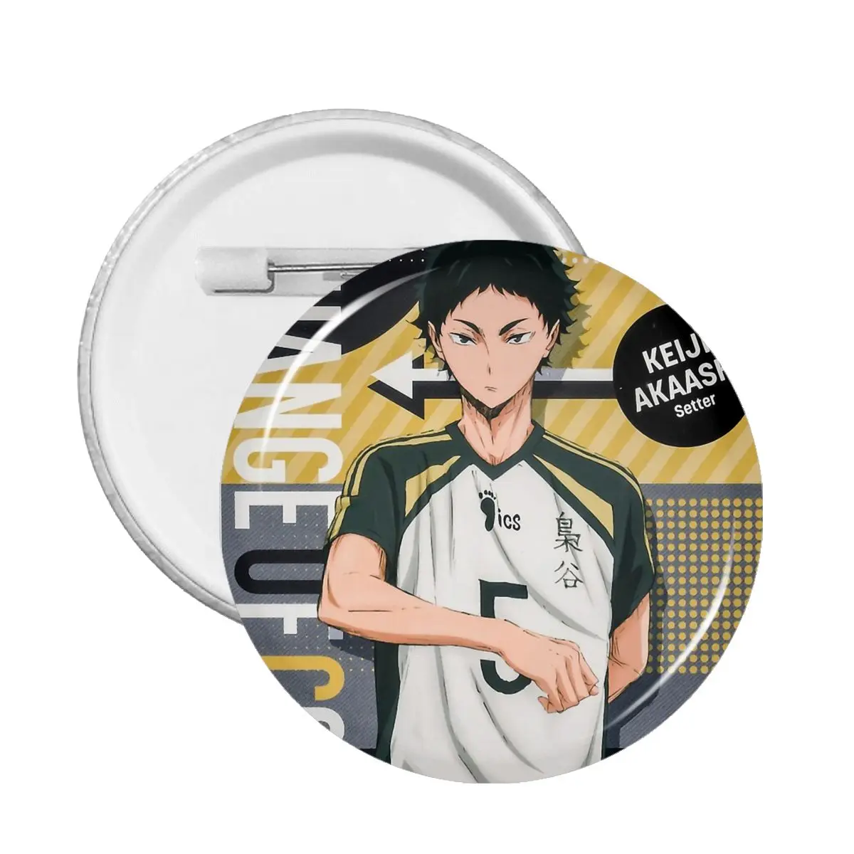 Заколки для волейбола Haikyuu креативная брошь украшение Металлическая Булавка