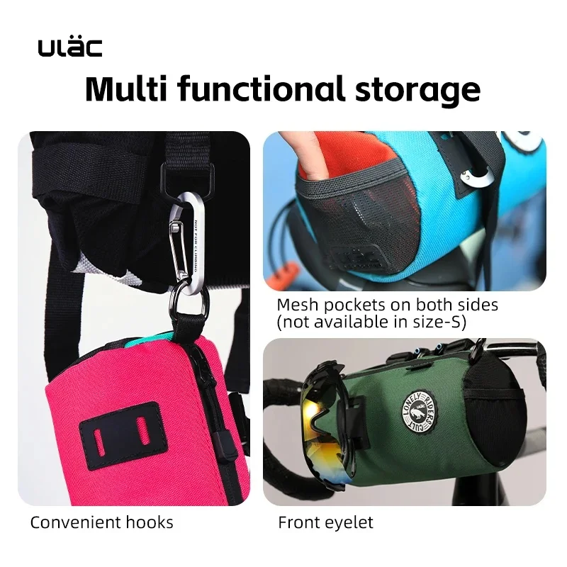 ULAC Neo Porter Cycling Accessory Bike Bag Bicycle Bag 1.1/1.5/2.7L MTB Front Tube Pannier