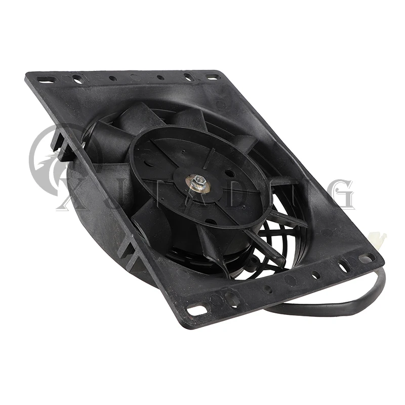 12V Motorcycle Oil Cooler Water Radiator DC Cooling Fan For 150cc 200cc 250cc Motocross Dirt Pit Bike ATV Quad Buggy Accessories