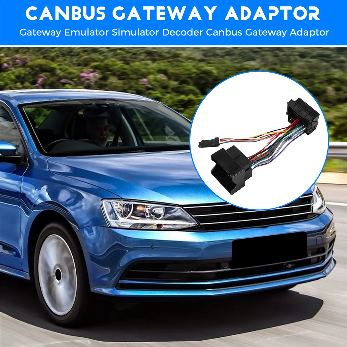 Gateway Emulator Simulator Decoder Canbus Gateway Adaptor For Radio RCD330 340 RCD510 RNS315 RNS510
